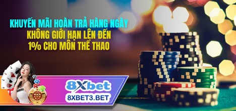 Khám phá khuyến mãi 8xbet với hướng dẫn đầy đủ về các ưu đãi và chương trình khuyến mãi hiện có.